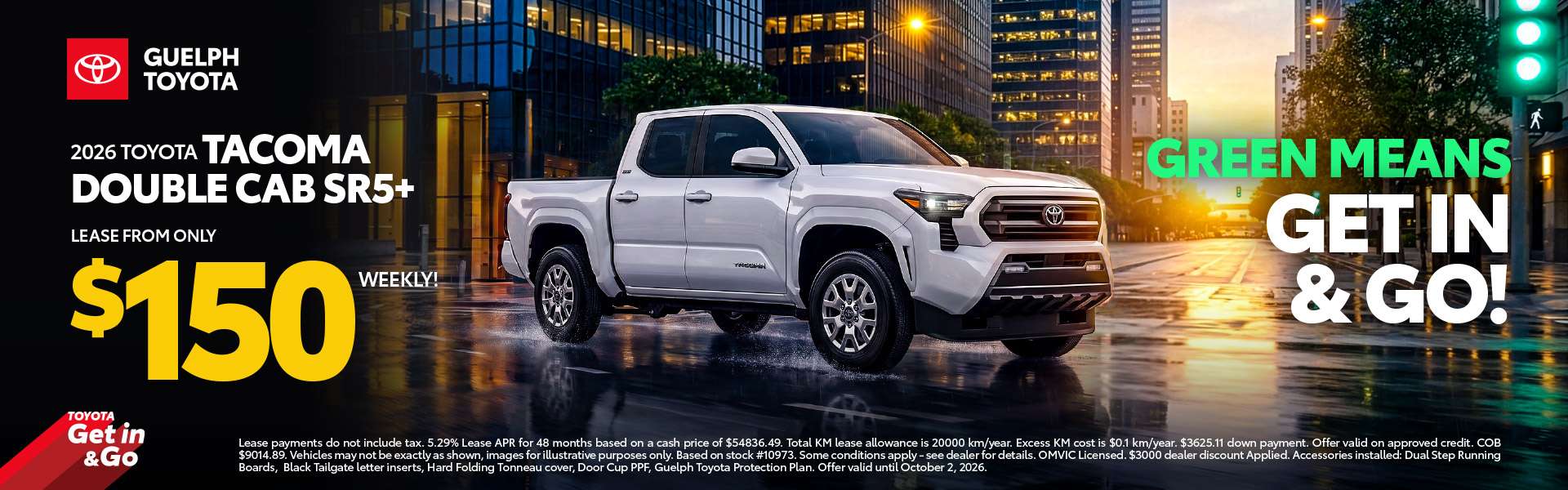 September Tacoma Offer
